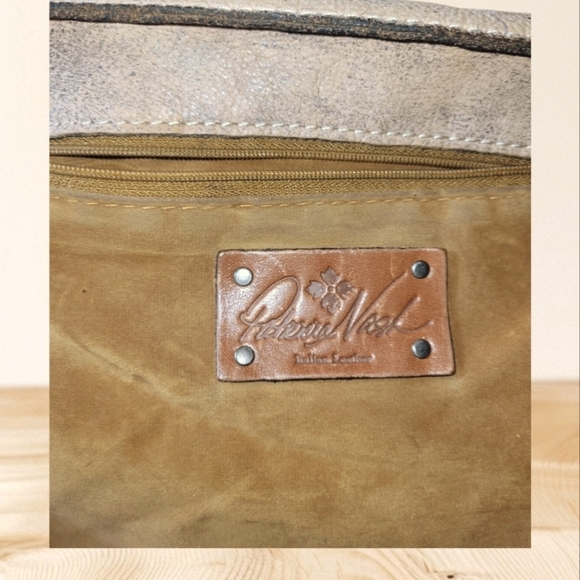 Patricia Nash Armeno Stylish Tan Leather Studded Rustic Travel  Backpack main image 6